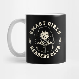 Smart Girls Readers Club Funny Books Mug